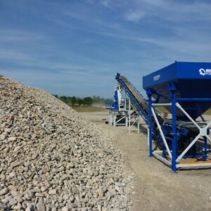 STATIE DE CONCASARE SEMI-MOBILA 25MC/H